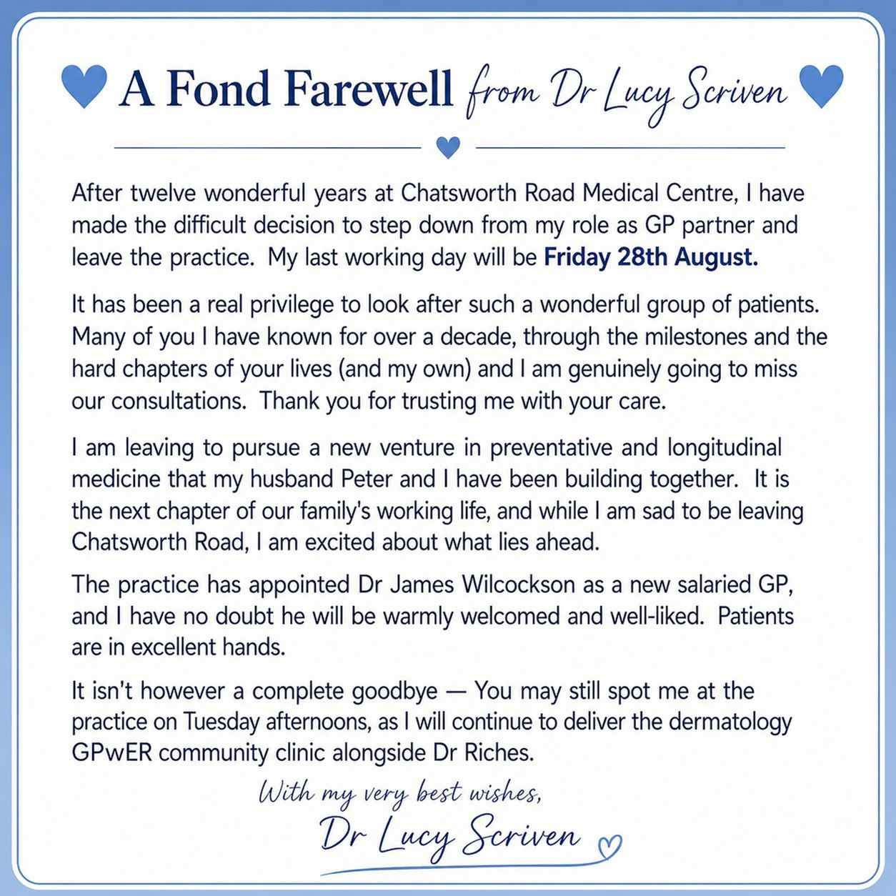 LS Farewell